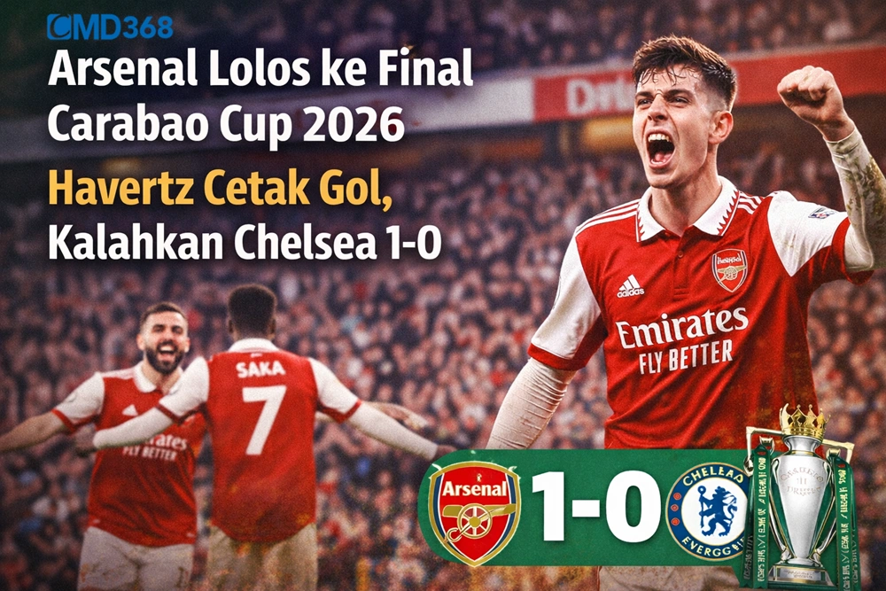 Aresenal lolos ke final carabao cup