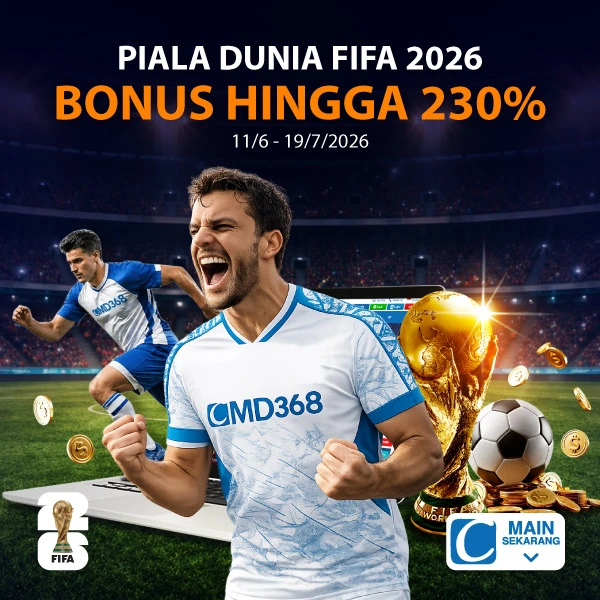Promosi CMD368 Piala Dunia 2026 bonus 230%
