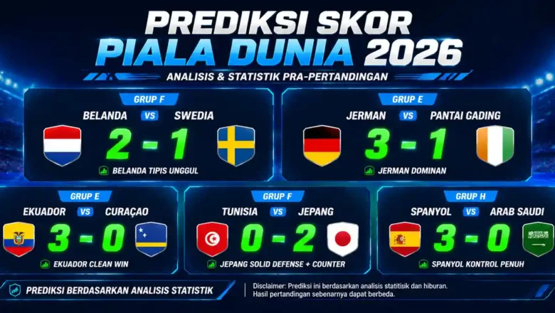Prediksi Piala Dunia 2026: 5 Laga Panas 21 Juni