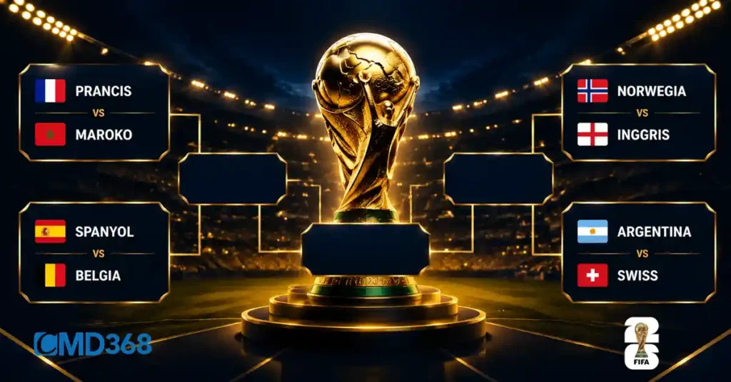 Jadwal dan bagan perempat final piala dunia 2026