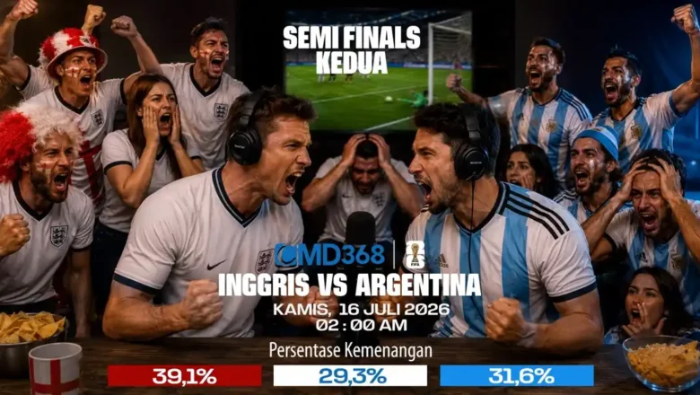 Inggris vs Argentina: Dendam Lama setelah 24 Tahun di Semifinal Piala Dunia 2026