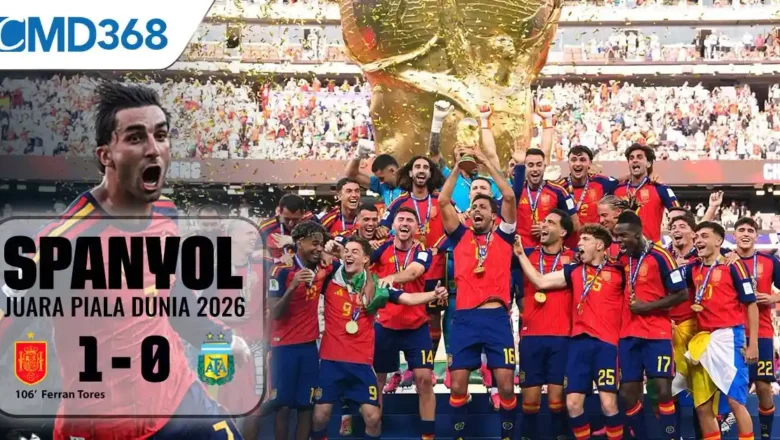 Spanyol Juara Piala Dunia 2026 usai Tundukkan Argentina 1-0 di Final