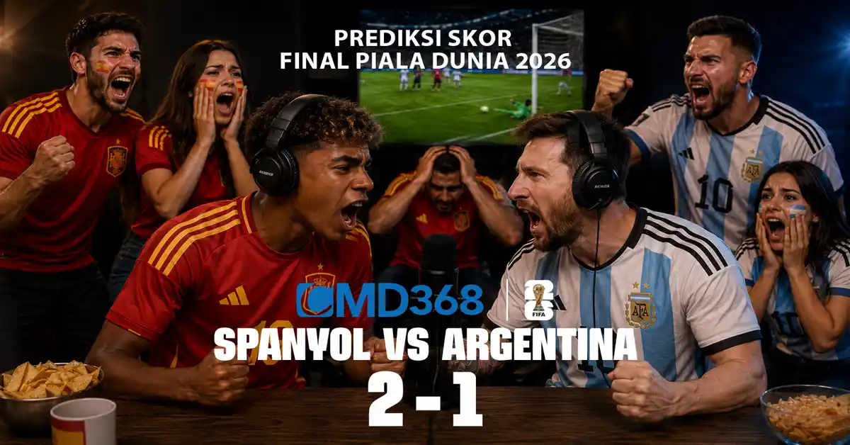 prediksi skor final piala dunia 2026, spanyol vs argentina